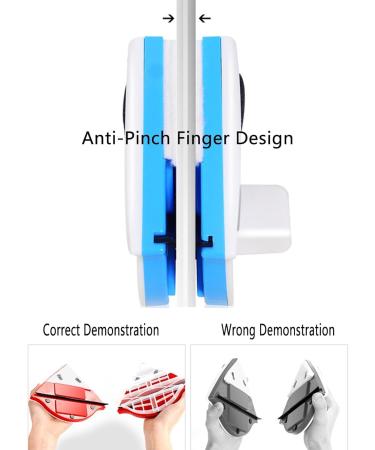 Upgrade Mupgrade Magnetic Window Cleaner Sofenthiss Double Side Magnetic Window Cleaner Magnetic Window Washer Adjustable For High Rise Window Cleaning (Double-layer-22mm Red) Double-layer-22mm Red - Buy Online on GoSupps.com