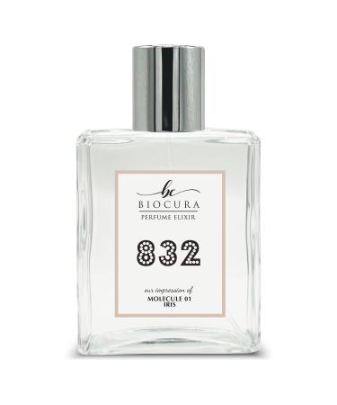 BC Perfume 832 Inspired by Molecule 01 Iris For Women & Men Fragrance Dupes Eau de Parfum Bottle 3.4 Fl Oz/100ml
