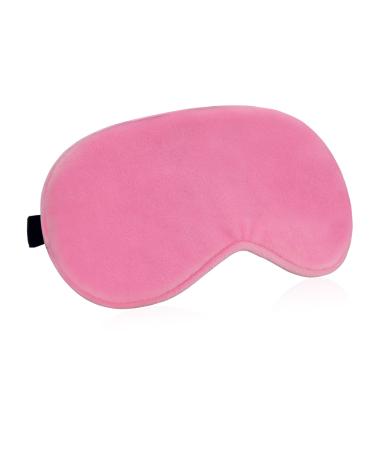 Sleep Mask for Men Women 100% Blackout Eye mask for Sleeping Breathable & Soft Blindfold with Adjustable Strap Blindfold Comfortable for Sleeping Yoga Traveling Nap(Pink)