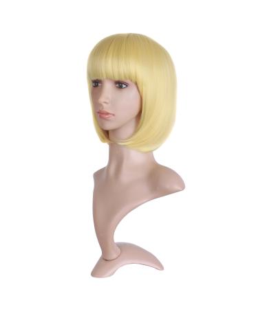 Buy MapofBeauty 12/30cm Natural Gold Short Straight BOB Wig for Women - International Shipping Available - Buy Online on GoSupps.com