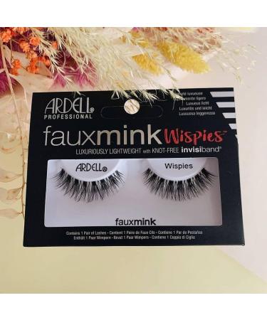 Ardell Faux Mink Wispies False Eyelashes Vegan Friendly Light Volume Short Length 2 Pairs | Shop Internationally - Buy Online on GoSupps.com