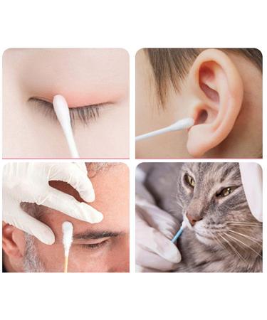 Nicoone Double Tips Cotton Swabs - 300 Pack Cotton Tubes for Makeup Personal Hygiene Pet Care & First Aid - Durable Wood Sticks and Storage Box - Buy Online on GoSupps.com