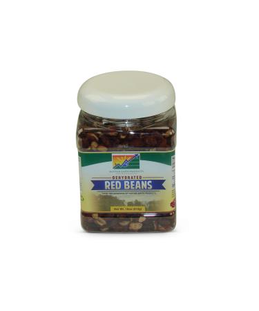 Mother Earth Products Dehydrated Fast Cooking Red Beans, quart Jar