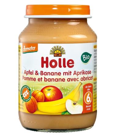 Holle Organic Apple and Banana with Apricot (2 x 190 g)