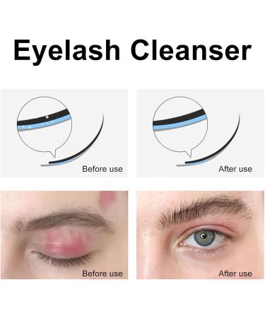 Lash Extension Cleanser - Lash Shampoo for Lash Extensions | 60ml Eyelash Cleanser for Extensions Gently Removes Makeup Cleans Eyelashes - Buy Online on GoSupps.com