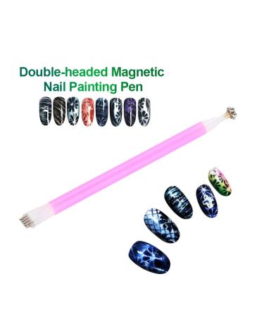 Professional Nail Art Dotting Pen - Dekaim Double-Headed Magnetic Tool for Acrylic Gel Painting - Buy Online on GoSupps.com