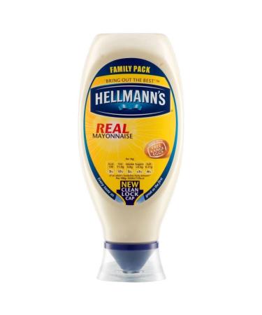 Hellmann's Hellmann Squeezy Real Mayonnaise (750ml) - Pack of 2