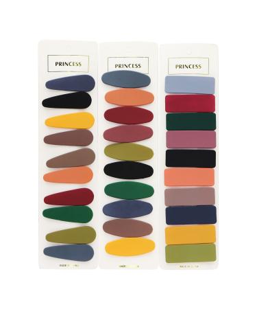 Riieyoca 30 pieces macarons hair clips girls fashion simple hairpin girl birthday present headdress accessories (festival macaron)