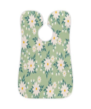 Spring Daisies Beard Bib Apron | Non-Stick Waterproof Hair Catcher for Men | Ideal Grooming Cloth with Suction Cups | Perfect Gifts for Men - Buy Online on GoSupps.com