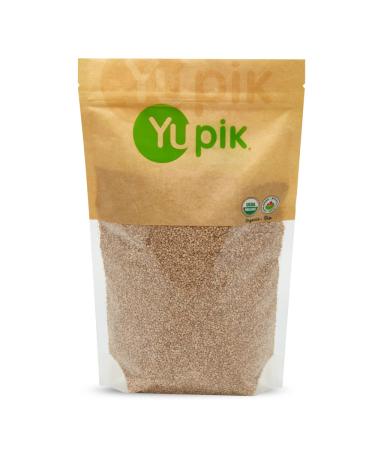 Yupik Organic Natural Sesame Seeds 1 kg Gluten-Free Non-GMO Vegan Kosher Raw Whole Seeds Unsalted Plant-Based Protein Source of Fiber Iron & Calcium Ideal for Topping Cooking & Baking 1 kg (Pack of 1)