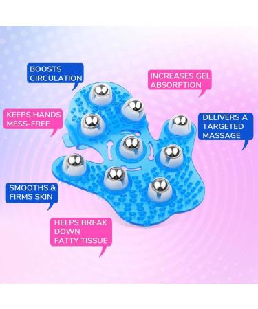 Milageto 3x Gloves Massager - 9x 360 Rotating Roller Balls for Ultimate Body Stress Relief | Shop Internationally - Buy Online on GoSupps.com