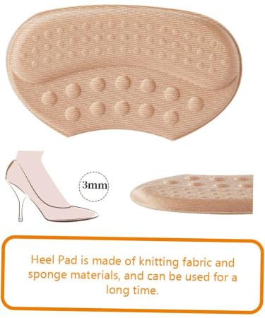 FOMIYES Heel Cushion Pads - 4 Pairs High Heel Inserts for Women | Comfort Foot Cushions & Heel Liners for Stylish Footwear - Buy Online on GoSupps.com