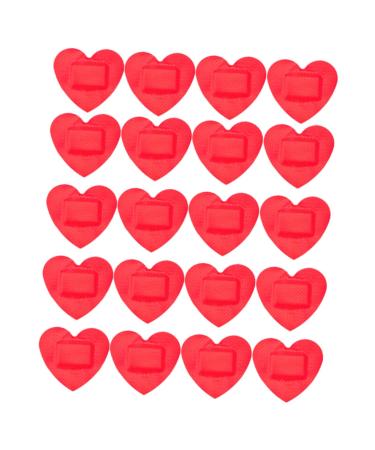 Yardwe 60pcs Heart Stickers Waterproof Protective Equipment Outdoor