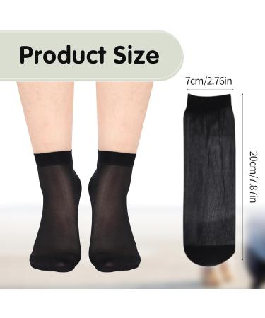 20 Pairs Women's Nylon Stockings & Socks - Matt Transparent Reinforced Toes EU 35-38 - Buy Online on GoSupps.com