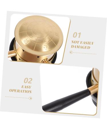 Beaupretty Moxibustion Box - Copper Moxa Stick Holder & Neck Massage Device | 2 Pcs Golden Moxibustion Pot for Optimal Relaxation - Buy Online on GoSupps.com