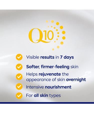 NIVEA Q10 Plus Anti-Wrinkle Night Care 50ml - Reduce Wrinkles Overnight - Buy Online on GoSupps.com