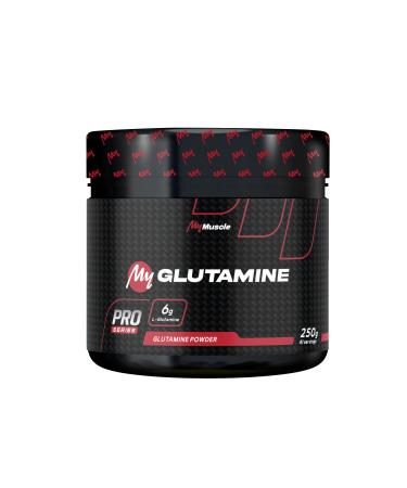 MyMUSCLE - My Glutamine - L-Glutamine Powder Label Kyowa Quality - Neutral Flavor 250g - 41 Servings