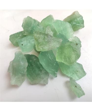 Natural 1000g 2-4cm Large Particle Natural Octahedron Colorful Fluorite raw Stone Ornament Greenstone ningxiao 2-4cm Green - Buy Online on GoSupps.com