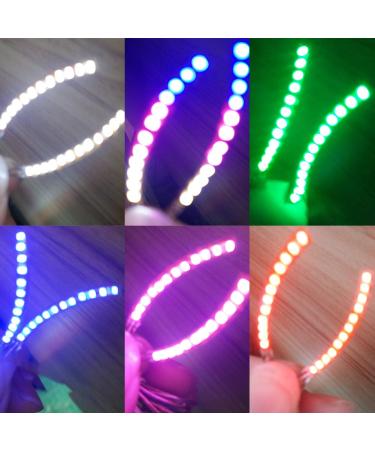 Buy Wishwin LED Light False Eyelashes Waterproof Unisex Shiny & Charming for Parties Clubs & Halloween - Buy Online on GoSupps.com