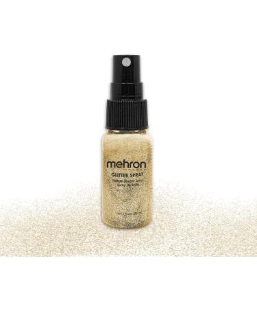 Mehron Hair and Body Glitter Spray (1oz) in Gold - Sparkle and Shine Guaranteed - Buy Online on GoSupps.com