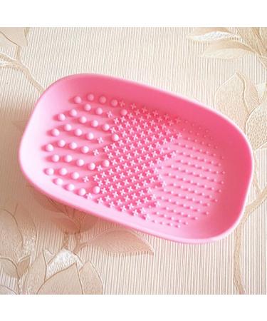 YILINNA Makeup Brush Cleaner Silicone Foundation Makeup Brush Scrubber Pad Portable Make Up Brushes Cleaning Pad for Beauty Eyebrow Brush Foundation Brush (PINK) - Buy Online on GoSupps.com