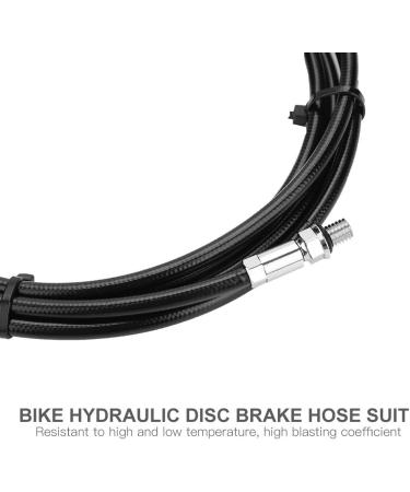 VGEBY 2m Hydraulic Disc Brake Hose with Olive Rings for AVID, Tektro, Sram - Brake Oil Tube for E5 E9 ER XX XO - Connecting Insert Included - Buy Online on GoSupps.com