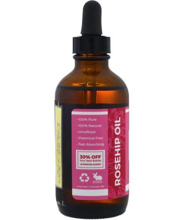 100% Pure Organic Hagebutten L 4 fl oz (118 ml) Life Rose - Buy Online on GoSupps.com