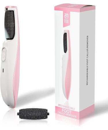 Rechargeable Electric Foot Callus Remover with Smart Light - Fine & Coarse Roller Heads - Pink - Buy Online on GoSupps.com