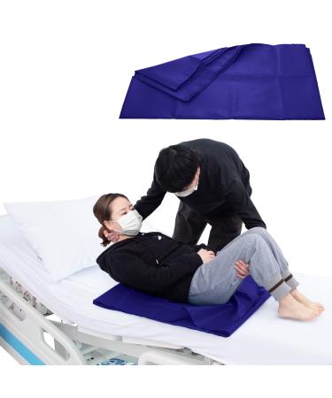 Lotchen Gleitlaken pipe slide tarpaulins for patient transfer sliding sheet to support the transfer of older people (72 * 72cm dark blue) 72 * 72cm