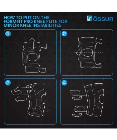 Ossur Formfit Tracker Knee Brace - Patella Stabilizer for Running & Training | Secure Lateral Support with Powerlock Straps & CustomFit Hinges | Ideal for Kneecap Tracking & Dislocation (Medium Left - Buy Online on GoSupps.com