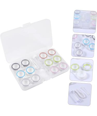 Solustrie Contact Lens Container | Clear Case & Organizer for Travel - Ideal Storage for Colored Lenses - Buy Online on GoSupps.com