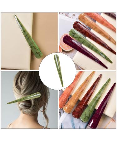 Shop Lurrose Acrylic Duck Beak Hair Clips - Long Green Salon Style Clips for Effortless Hair Styling - Buy Online on GoSupps.com