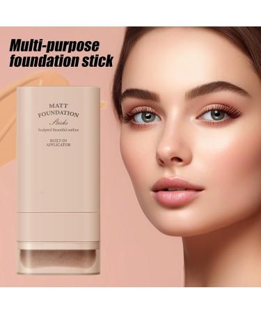 Foundation Stick Concealer and Makeup For Face Portable Blemish Concealer 20g With Makeup Brush Facial Cosmetics For Women 04 refer to the description - Buy Online on GoSupps.com