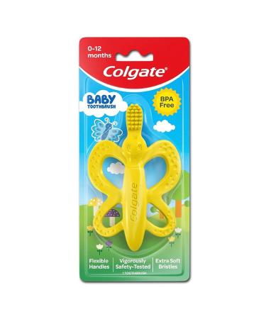 Colgate Baby Toothbrush Flexible Handles Extra Soft Bristles 1 Pack