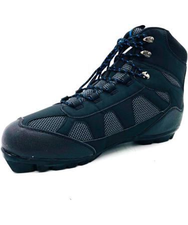 Whitewoods 302 NNN Nordic Cross Country Ski Boots - Black/Blue - Size 38 (7.5 Women/6 Men) - Buy Online on GoSupps.com