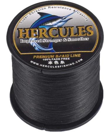HERCULES Braided Fishing Line 10lb - Abrasion Resistant PE Line - 328Yds - Saltwater/Freshwater Fishing - Buy Online on GoSupps.com