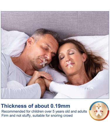 120pcs Gentle Sleep Mouth Tape Strips for Better Breathing and Less Snoring - Buy Online on GoSupps.com