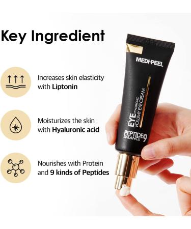 Medi-Peel Peptide 9 Hyaluronic Volumy Eye Cream 40 ml - Wrinkle Care - Buy Online on GoSupps.com