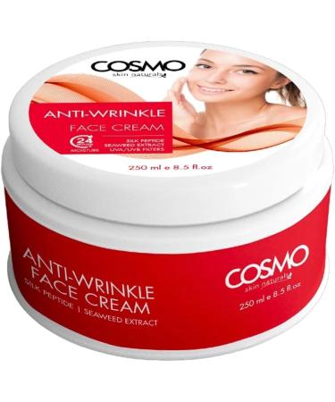 CD COSMO DESIGNS Anti Wrinkle Face Cream 250ml | 8.45 fl.oz 24 Hours Moisture | Collagen | Skin Care | for All Skin Type
