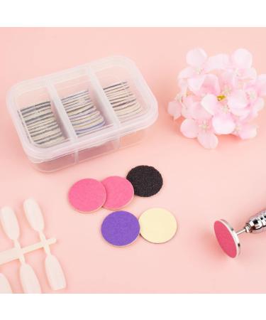 High-Quality Sanding Paper Discs with Metal Nail Drill Bit 25mm Foot File Sandpaper #80 #150 #240 Grits for Manicure & Pedicure Buy Internationally - Buy Online on GoSupps.com