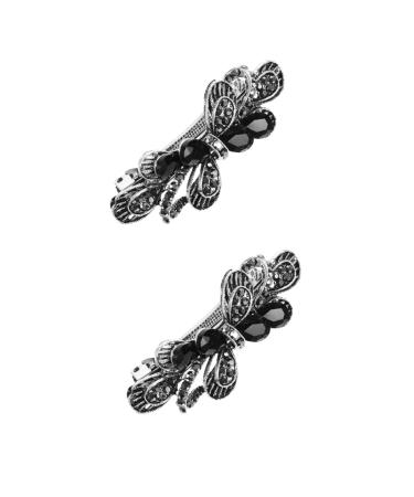 Beaupretty Accessories rhinestone hair clip metal hair clips for women bride hair barrette aesthetic hair accessories spring hair clips decorative hair pin crystal headgear women's Crystal