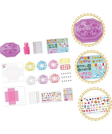 minkissy 4 Sets Children's Nail Art Toys Children Nail Art Kit Nail Kit Nail Polish Kit Nail Tool Kit Nail Polish for Girls Nail Decor Nail Art Decoration Toddler Make up Paper Accessories - Buy Online on GoSupps.com