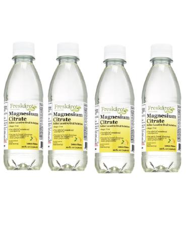 Magnesium Citrate Solution Lemon 10 fl oz (4 Pack)