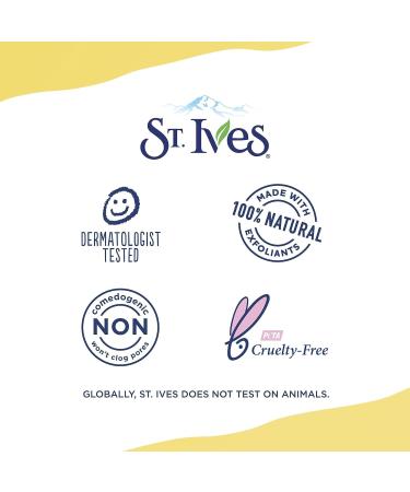 St. Ives Gentle Smoothing Oatmeal Scrub & Mask 150 ml + Radiant Skin Face Scrub with Pink Lemon and Mandarin Orange Dermatologist-Tested with 100% Natural Exfoliants - Buy Online on GoSupps.com