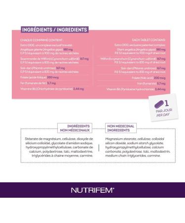 Nutrifem Menocomfort Advanced Formula For The Relief of Menopause Symptoms and Vaginal Dryness 30 Capsules - Buy Online on GoSupps.com