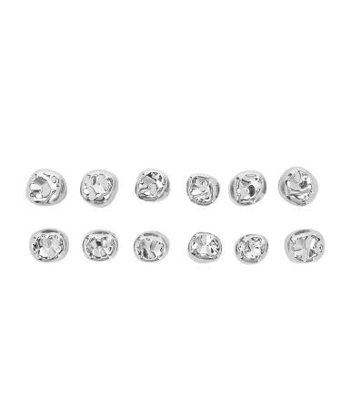 12 pieces of molar metal crowns temporary crown veneers Material Anterior Front Back Molar Teeth stainless steel Restoration Shop function Molar metal crowns for