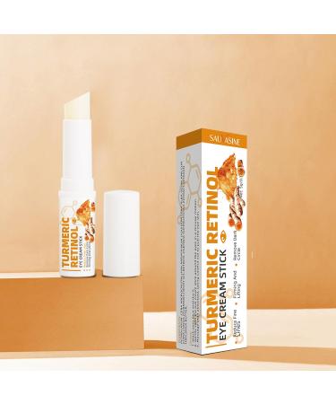 Turmeric Retinol Eye Cream Stick | Anti-Aging Moisturizer for Dark Circles & Puffiness - Buy Online on GoSupps.com