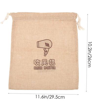 Beavorty 8 Pcs Hair Dryer Bags Drawstring Travel Pouch Hair Dryer Storage Organizer Wine Bag Cloth Shoe - Buy Online on GoSupps.com
