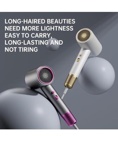 Numoya Hair Dryer Numoya Jetspeed Hair Dryer Numoya Highspeed Dryer for Travel Low Noise Blow Dryer for Home Travel Blow Dryer with Diffuser for Curly Hair (White) - Buy Online on GoSupps.com