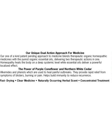 Extra Strength Cold Sore Treatment - Forces Of Nature Organic H-Balm 4ml | Fast Relief for Pain & Blisters - Buy Online on GoSupps.com